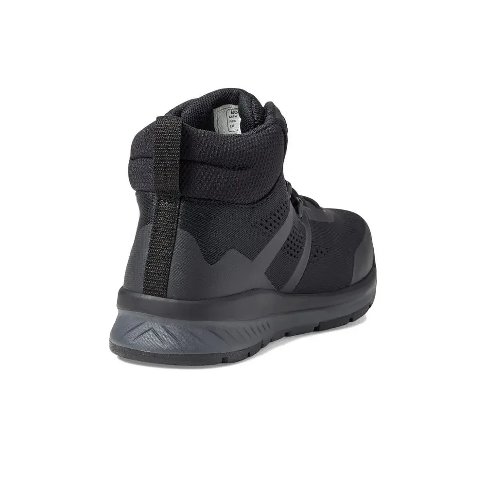 BOGS SANDSTONE KNIT MID TR COMPOSITE SAFETY TOE BLACK 11 B (M)
